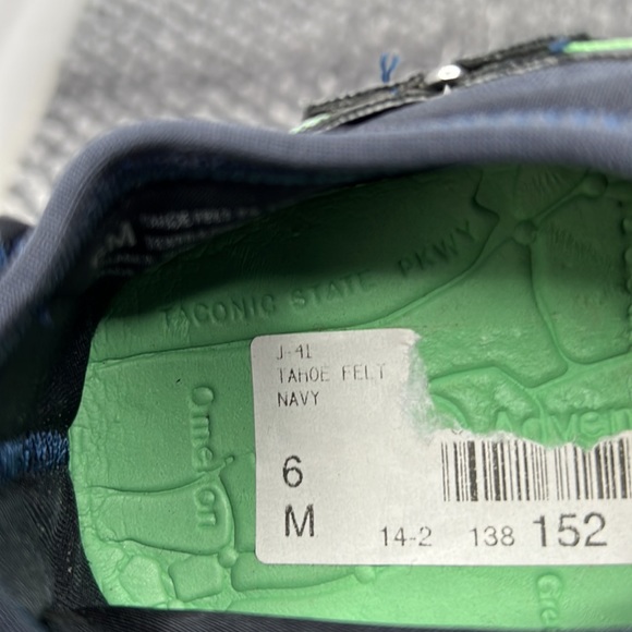 J-41 Tahoe felt navy Jeep shoes size 6 - Picture 12 of 14